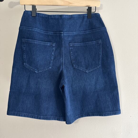 Kim Gravel Belle Women’s Shorts Denim Dark Indigo Size 6 Stretch Comfy - Picture 3 of 7